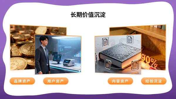 橙紫色3D立体风万圣节品牌营销出圈活动PPT模版
