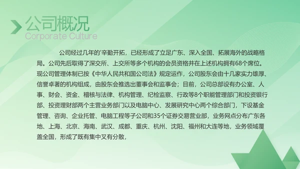 绿色大气医疗公司宣传年终工作总结动态PPT