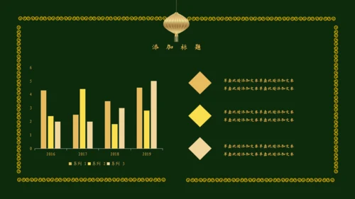 传统中国风墨绿色中式通用PPT模板