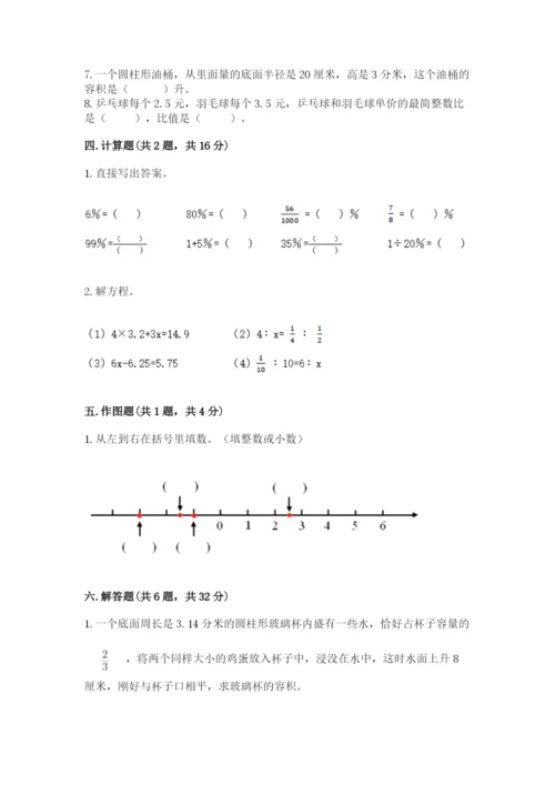 巴中地区小升初数学测试卷（考点梳理）.docx