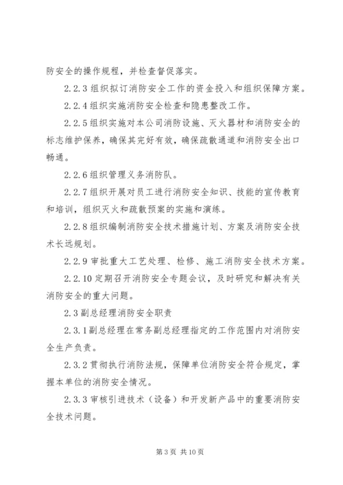 公司各级消防安全责任制 (4).docx