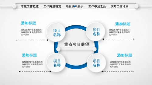 微立体蓝色年终总结工作汇报个人述职PPT