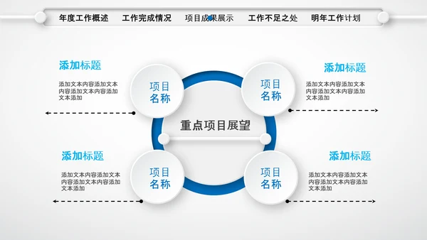 微立体蓝色年终总结工作汇报个人述职PPT