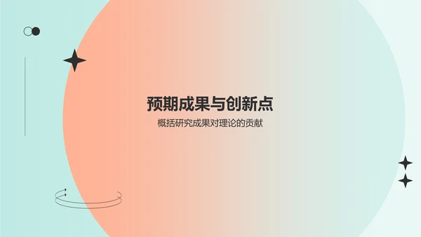 绿色简约课题研究开题报告PPT模板