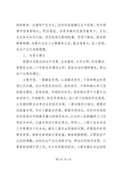 大德镇东坪村经济社会发展调研报告.docx