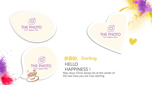简约时尚彩妆培训动态PPT