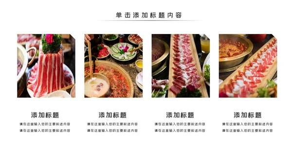 火锅餐饮美食文化火锅加盟连锁商务PPT模板