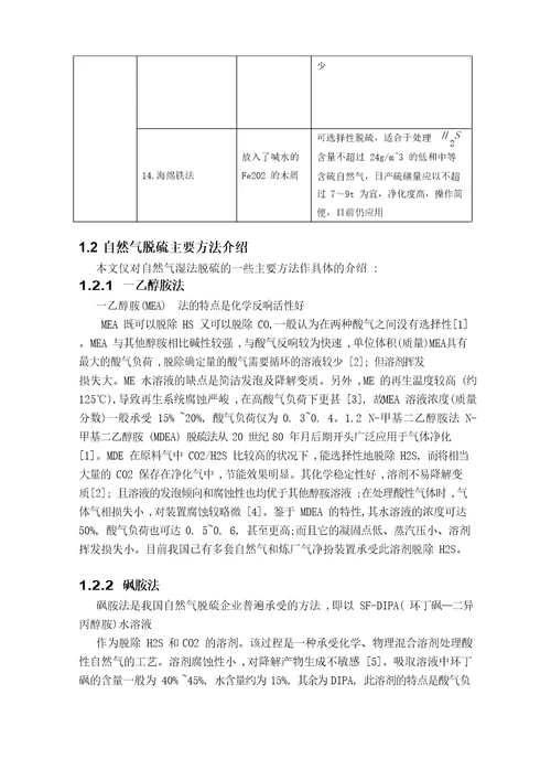 HYSYS天然气脱硫实例