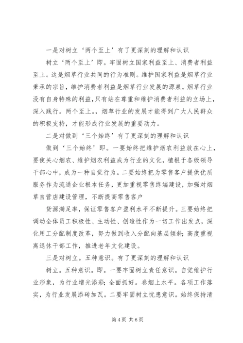 五种意识学习心得.docx