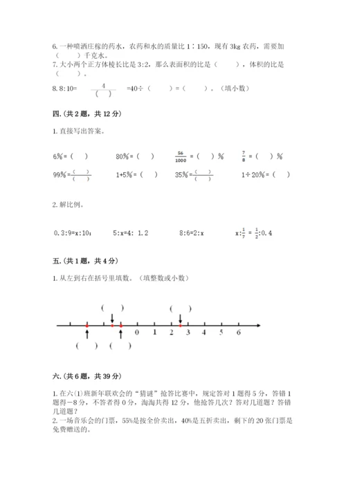 人教版六年级数学下学期期末测试题往年题考.docx