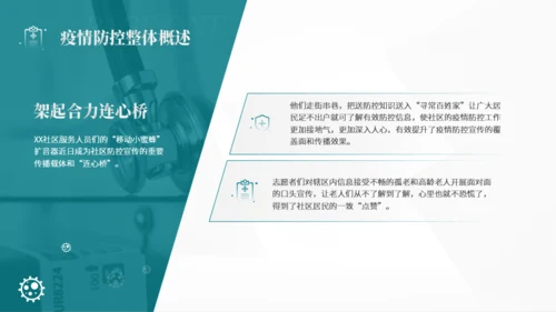 社区疫情防控工作汇报模板