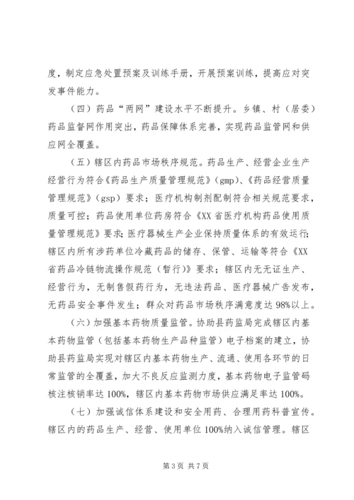 食品药品示范乡镇创建方案 (2).docx