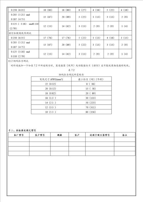 吸尘器马达成品检验作业指导书