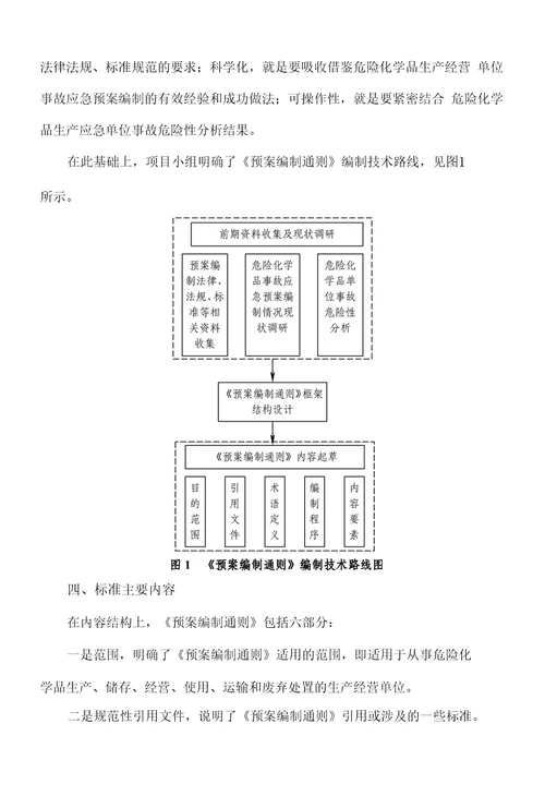 危险化学品单位事故应急预案编制通则