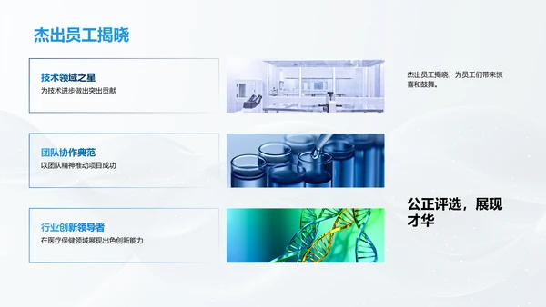 医疗保健年度总结报告PPT模板