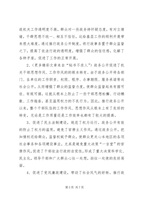 二00六年政务公开考核工作总结.docx