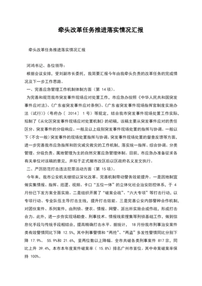 牵头改革任务推进落实情况汇报.docx