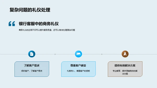 银行客服商务礼仪提升