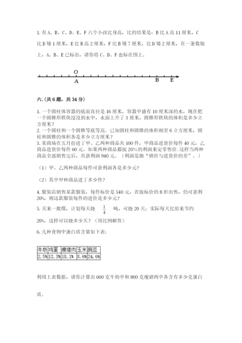 小学毕业班数学检测卷附参考答案（研优卷）.docx