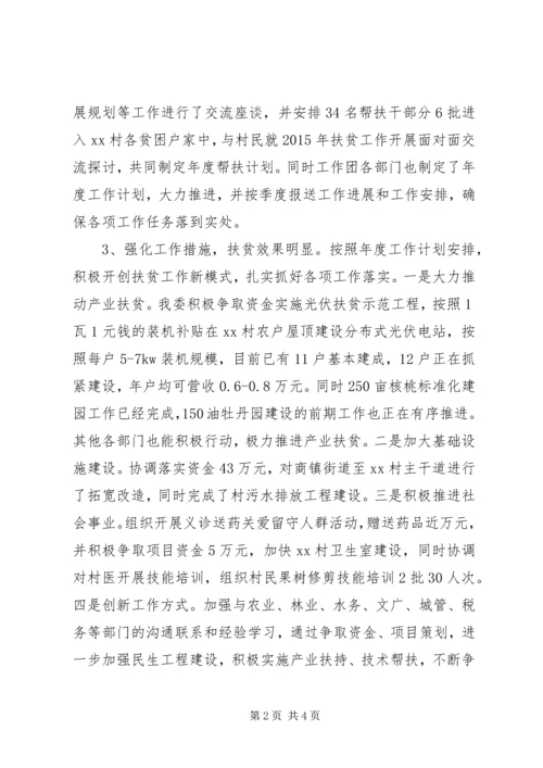 双包双促精准扶贫工作情况汇报.docx