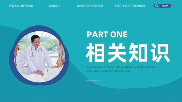 鼻窦炎的护理实拍商务PPT鼻炎