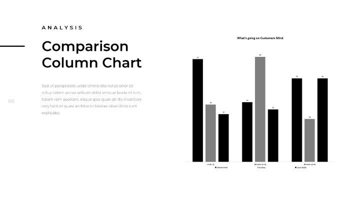 创意黑白调极简主义公司简介动态PPT模板
