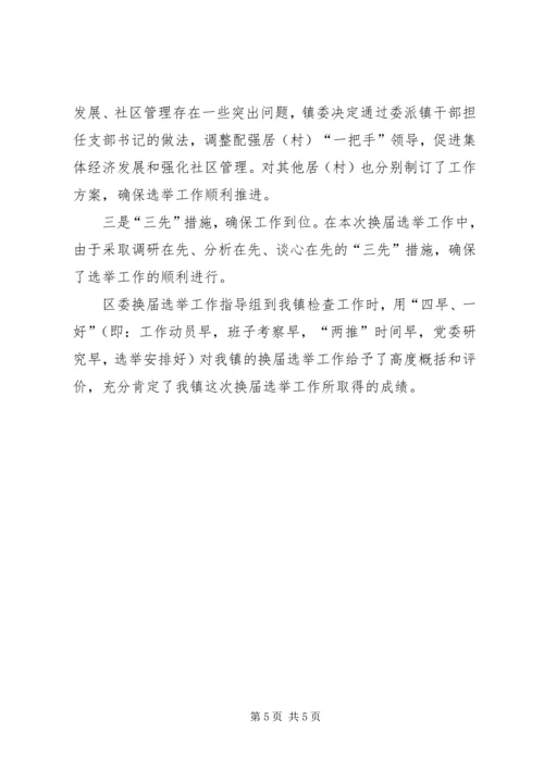社区党建换届选举交流.docx