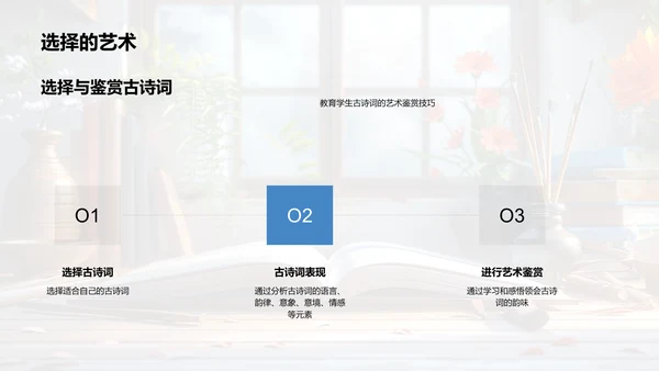 古诗词艺术鉴赏教学PPT模板