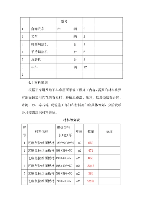 广场硬质铺装综合施工专题方案.docx