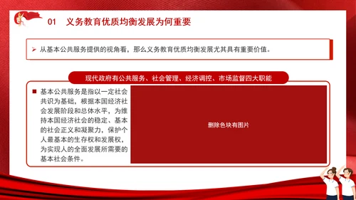 教育系统扎实推进义务教育优质均衡发展主题党课PPT