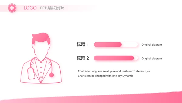 粉色丝带妇科工作总结汇报动态PPT