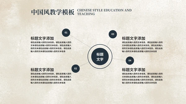 中国风国学传统文化主题教育PPT模板