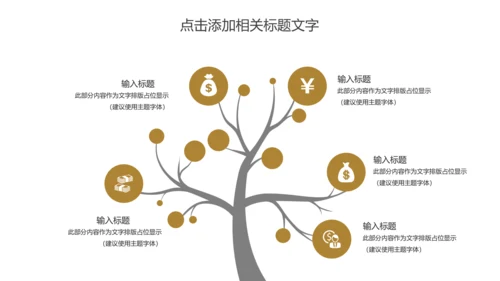 简约金融投资理财年终报告PPT模板