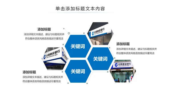 中国建设银行建行总结汇报PPT模板