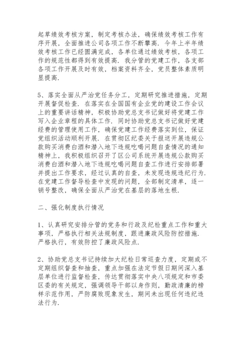 落实全面从严治党主体责任检查情况报告.docx