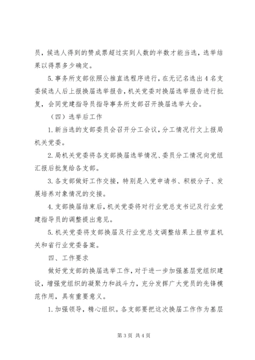 局党支部换届选举工作实施方案.docx