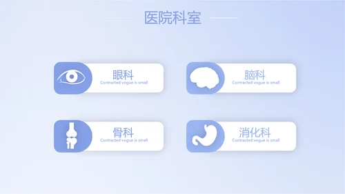 蓝色简约智能医疗工作总结汇报动态PPT模板