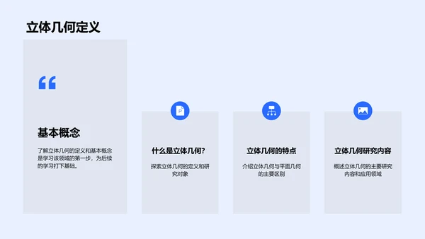 立体几何教学解析PPT模板