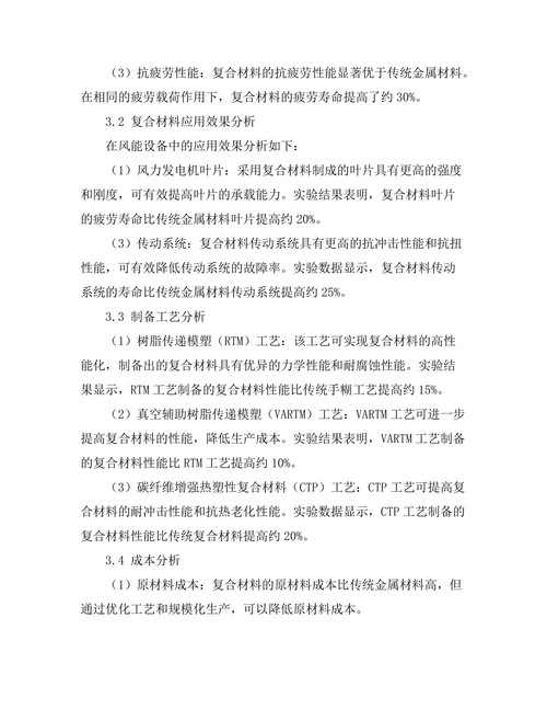 先进复合材料在风能设备中的应用分析