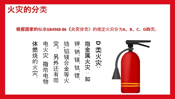 可爱卡通火灾消防灭火安全宣传PPT课件