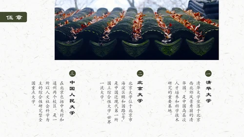老北京旅游通用PPT模板