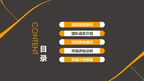 创业项目宣讲介绍通用PPT模板