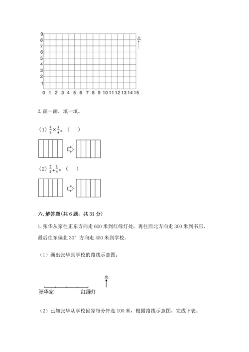 人教版六年级上册数学 期中测试卷含答案下载.docx