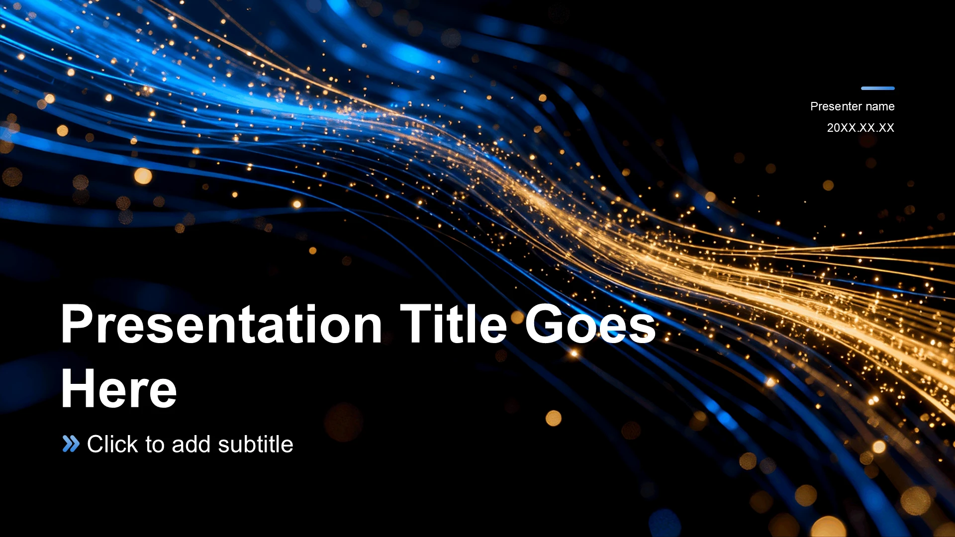 蓝色科技风创业成果展示与经验分享报告PPT主题