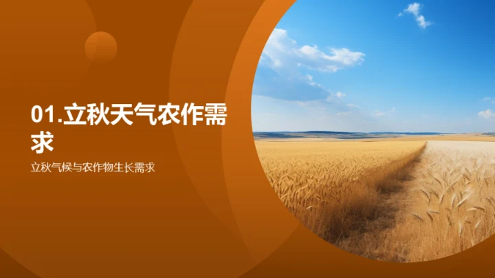 农业抗风险：应对立秋气候变迁