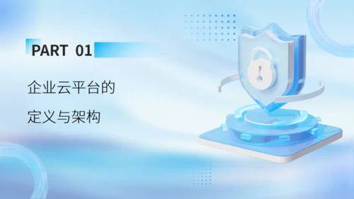 微软风企业云平台简介通用PPT模板