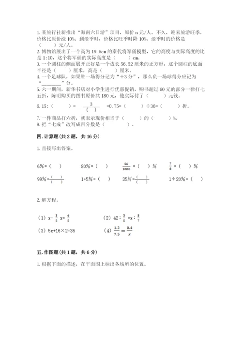 小学六年级下册数学期末卷附参考答案【培优】.docx