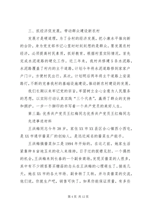 优秀共产党员冯文昆同志.docx