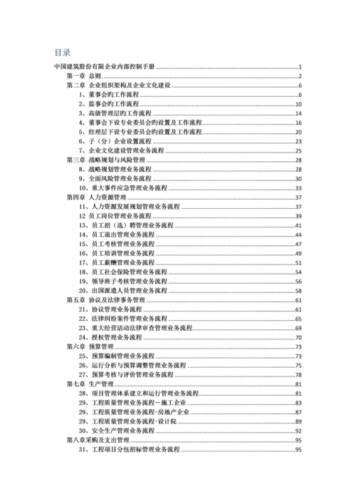 中国建筑内控手册.docx