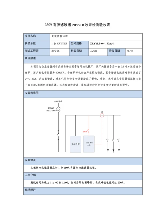 滤波器验收综合报告.docx